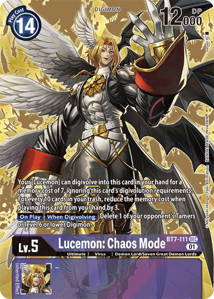 Lucemon: Chaos Mode [BT7-111] (Alternate Art) [Next Adventure] | Enigma On Main