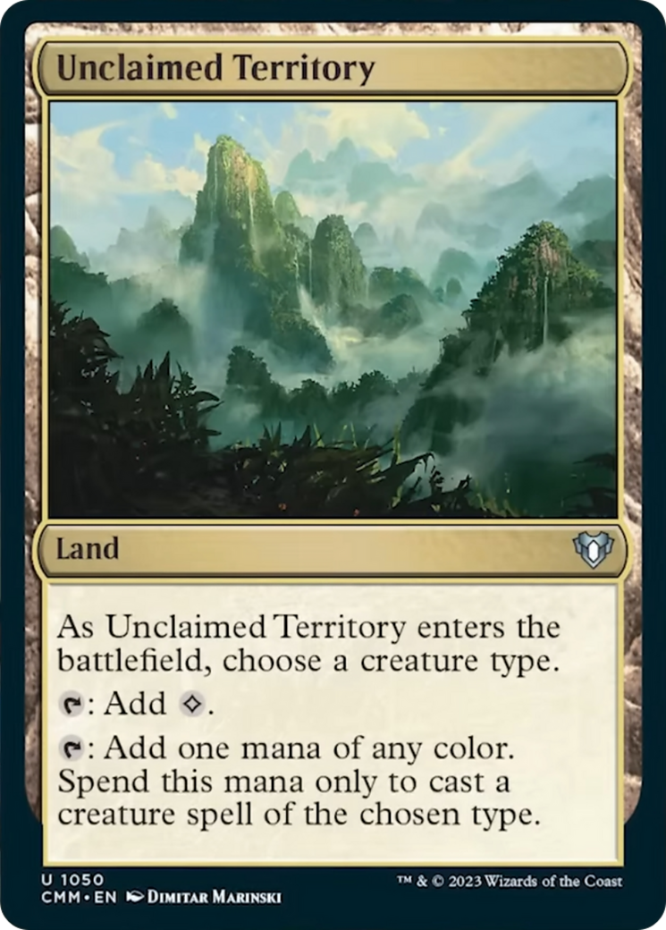 Unclaimed Territory [Commander Masters] | Enigma On Main