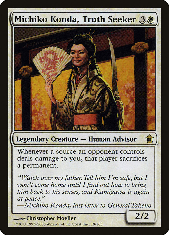 Michiko Konda, Truth Seeker [Saviors of Kamigawa] | Enigma On Main