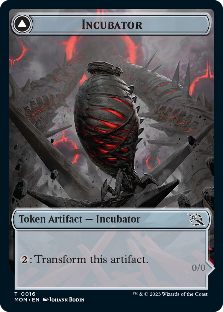 Incubator // Phyrexian (16) Double-Sided Token [March of the Machine Tokens] | Enigma On Main