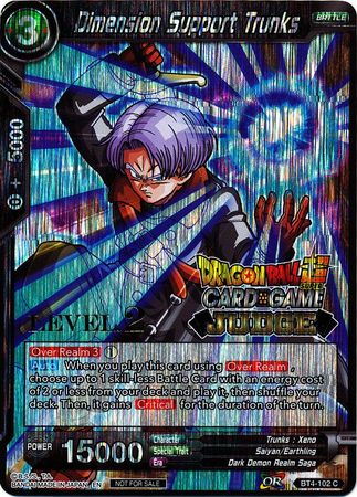 Dimension Support Trunks (Level 2) (BT4-102) [Judge Promotion Cards] | Enigma On Main