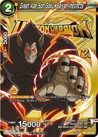 Great Ape Son Goku, Saiyan Instincts (DB1-064) [Tournament Promotion Cards] | Enigma On Main