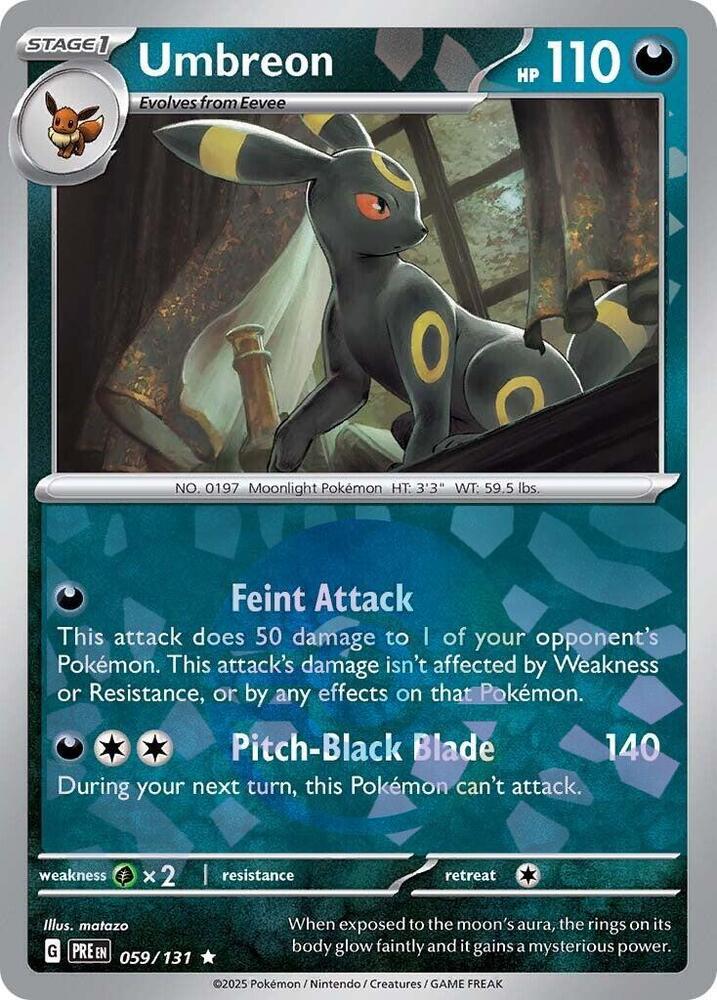 Umbreon (059/131) (Poke Ball Pattern) [Scarlet & Violet: Prismatic Evolutions] | Enigma On Main