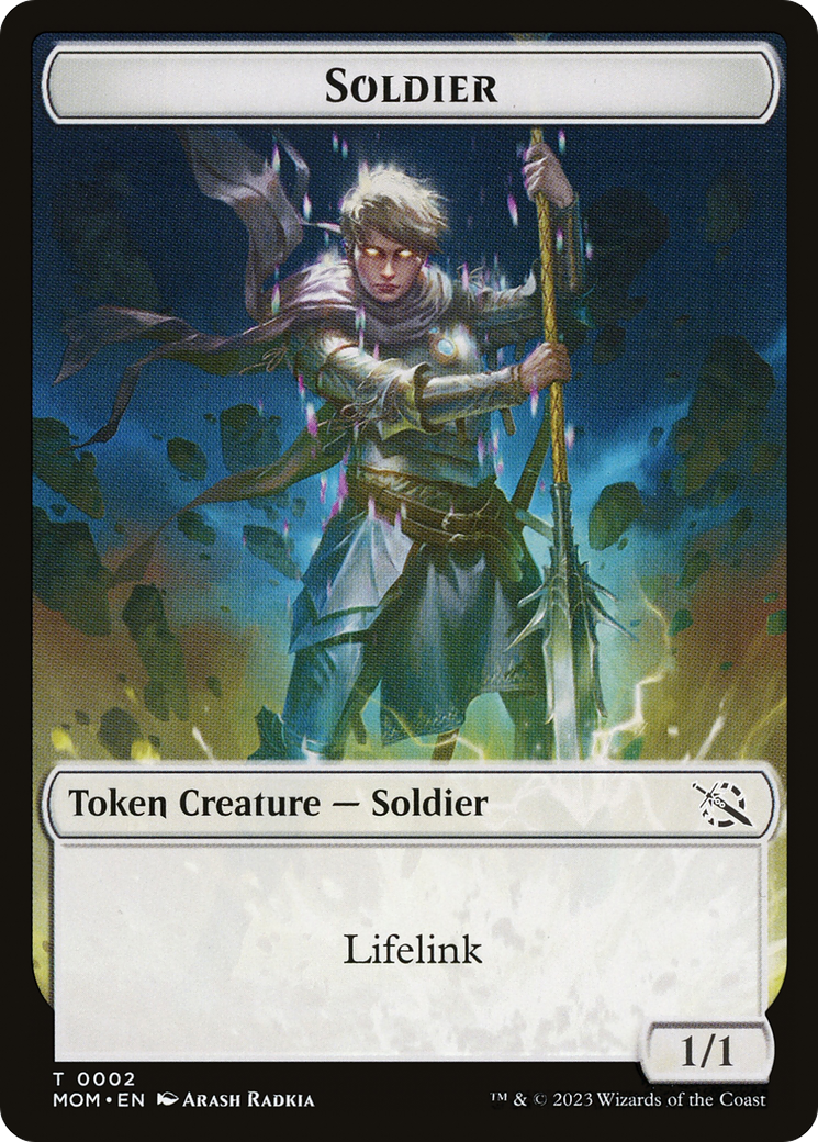 Soldier // Thopter Double-Sided Token [March of the Machine Tokens] | Enigma On Main