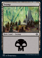 Swamp (485) (Foil Etched) [Modern Horizons 2] | Enigma On Main