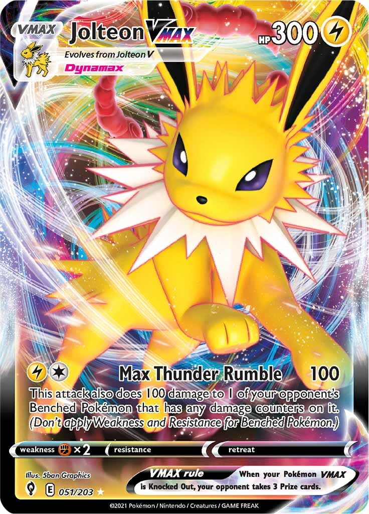 Jolteon VMAX (051/203) [Sword & Shield: Evolving Skies] | Enigma On Main