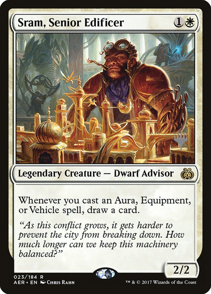 Sram, Senior Edificer [Aether Revolt Promos] | Enigma On Main