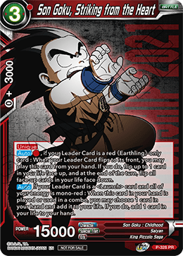Son Goku, Striking from the Heart (P-328) [Tournament Promotion Cards] | Enigma On Main