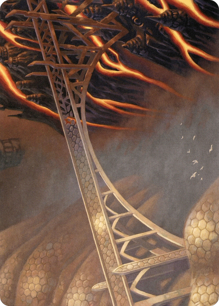 Rustvale Bridge Art Card [Modern Horizons 2 Art Series] | Enigma On Main