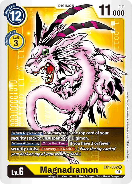 Magnadramon [EX1-032] [Classic Collection] | Enigma On Main