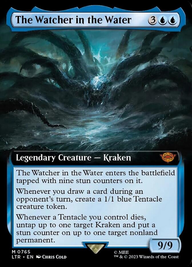 The Watcher in the Water (Extended Art) (Surge Foil) [The Lord of the Rings: Tales of Middle-Earth] | Enigma On Main