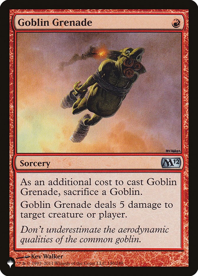 Goblin Grenade [The List] | Enigma On Main