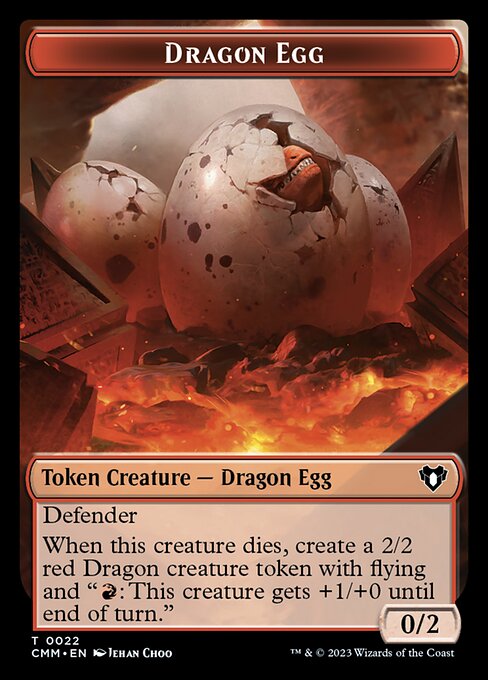 City's Blessing // Dragon Egg Double-Sided Token [Commander Masters Tokens] | Enigma On Main