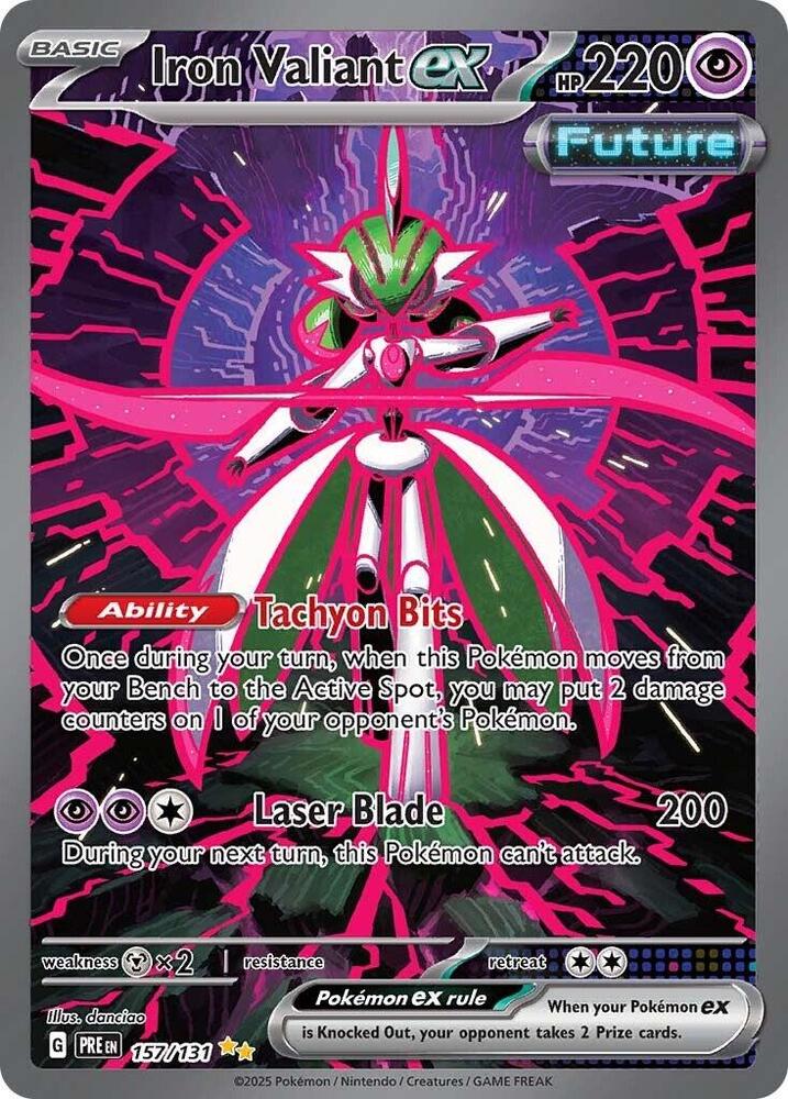 Iron Valiant ex (157/131) [Scarlet & Violet: Prismatic Evolutions] | Enigma On Main