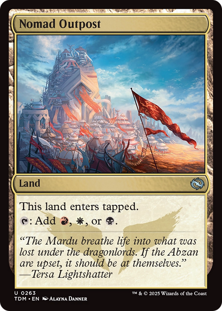 Nomad Outpost [Tarkir: Dragonstorm] | Enigma On Main
