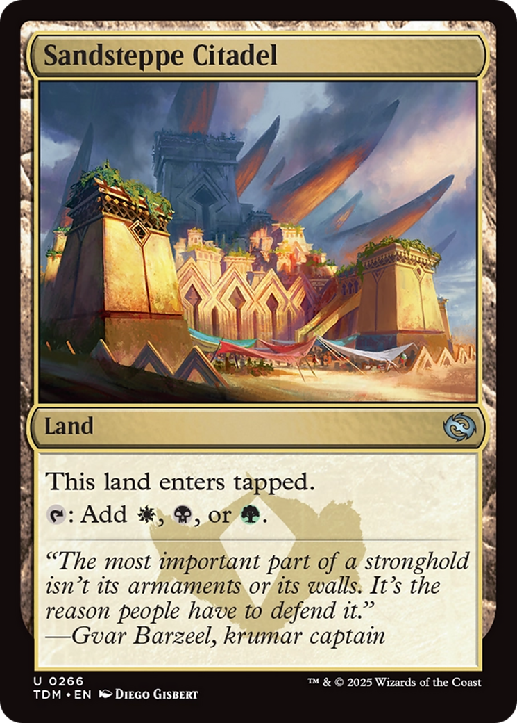 Sandsteppe Citadel [Tarkir: Dragonstorm] | Enigma On Main