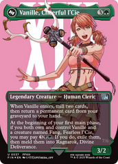 Vanille, Cheerful l'Cie // Ragnarok, Divine Deliverance (Borderless) (Surge Foil) [FINAL FANTASY] | Enigma On Main