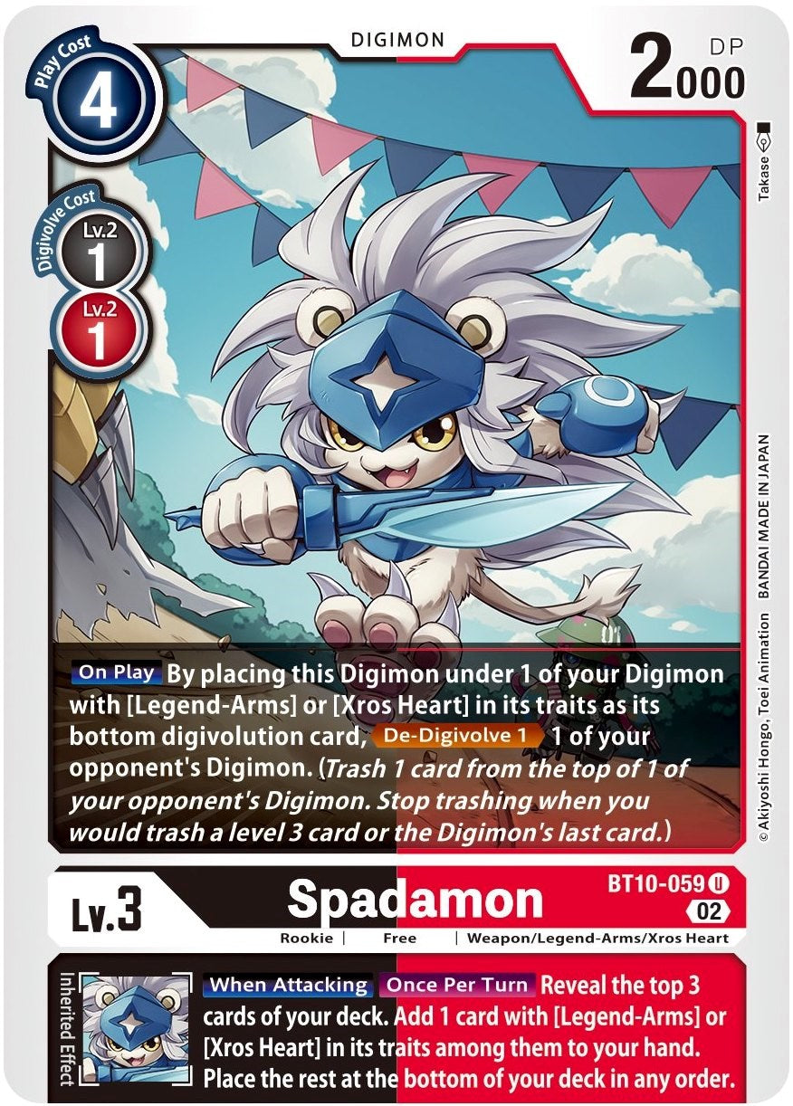 Spadamon [BT10-059] [Xros Encounter] | Enigma On Main