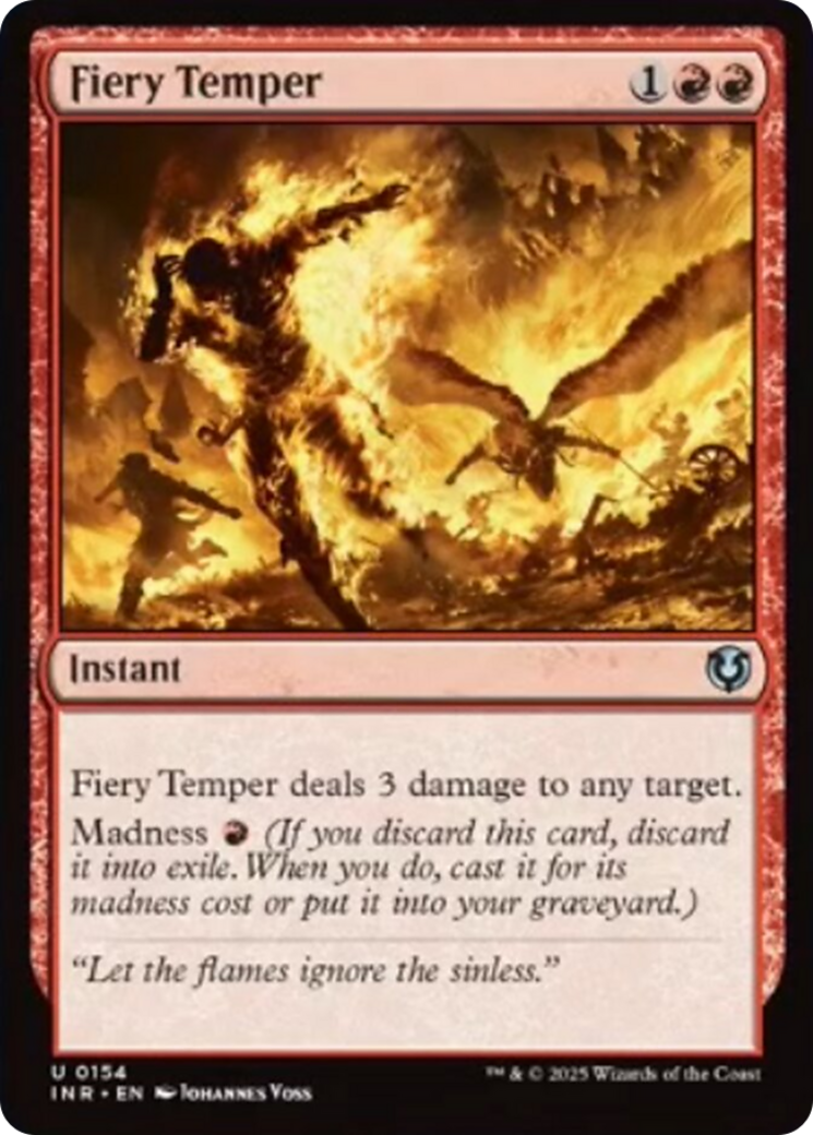 Fiery Temper [Innistrad Remastered] | Enigma On Main