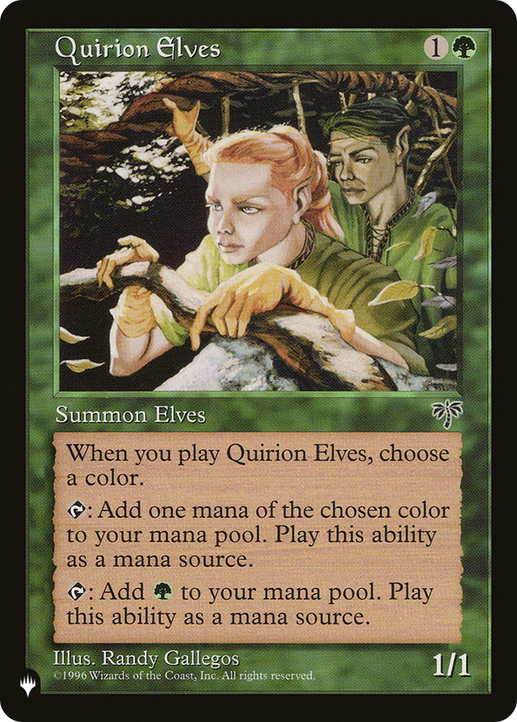 Quirion Elves [The List] | Enigma On Main