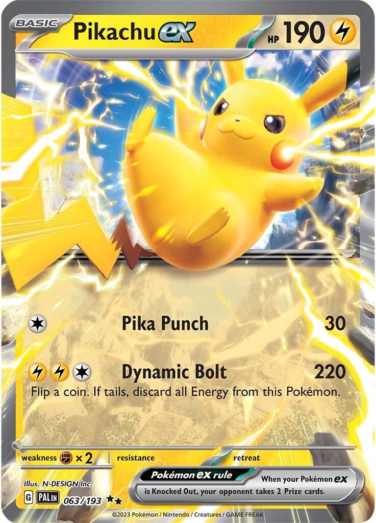 Pikachu ex (063/193) [Scarlet & Violet: Paldea Evolved] | Enigma On Main