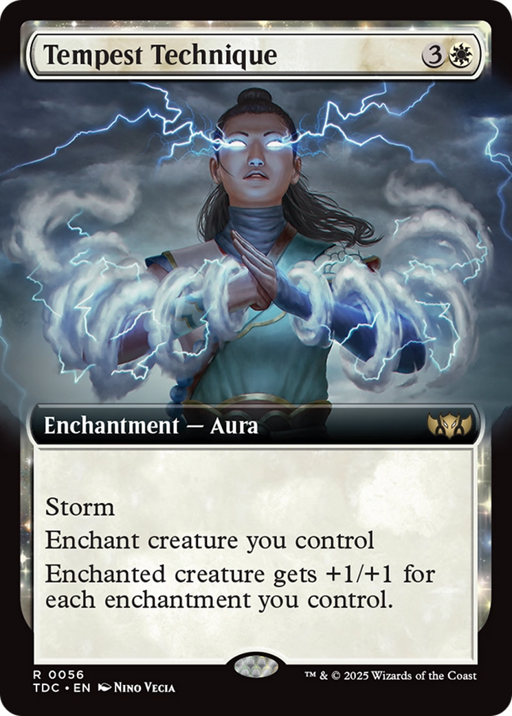 Tempest Technique (Extended Art) [Tarkir: Dragonstorm Commander] | Enigma On Main