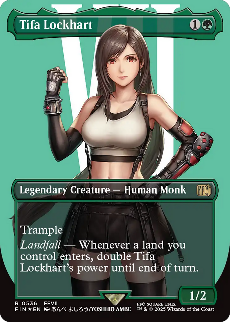 Tifa Lockhart (Borderless) (Surge Foil) [FINAL FANTASY] | Enigma On Main