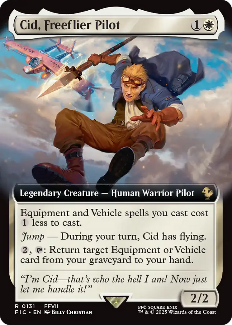 Cid, Freeflier Pilot (Extended Art) [FINAL FANTASY Commander] | Enigma On Main
