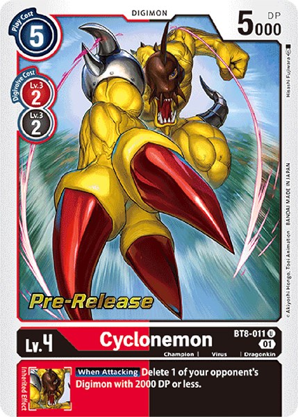 Cyclonemon [BT8-011] [New Awakening Pre-Release Cards] | Enigma On Main