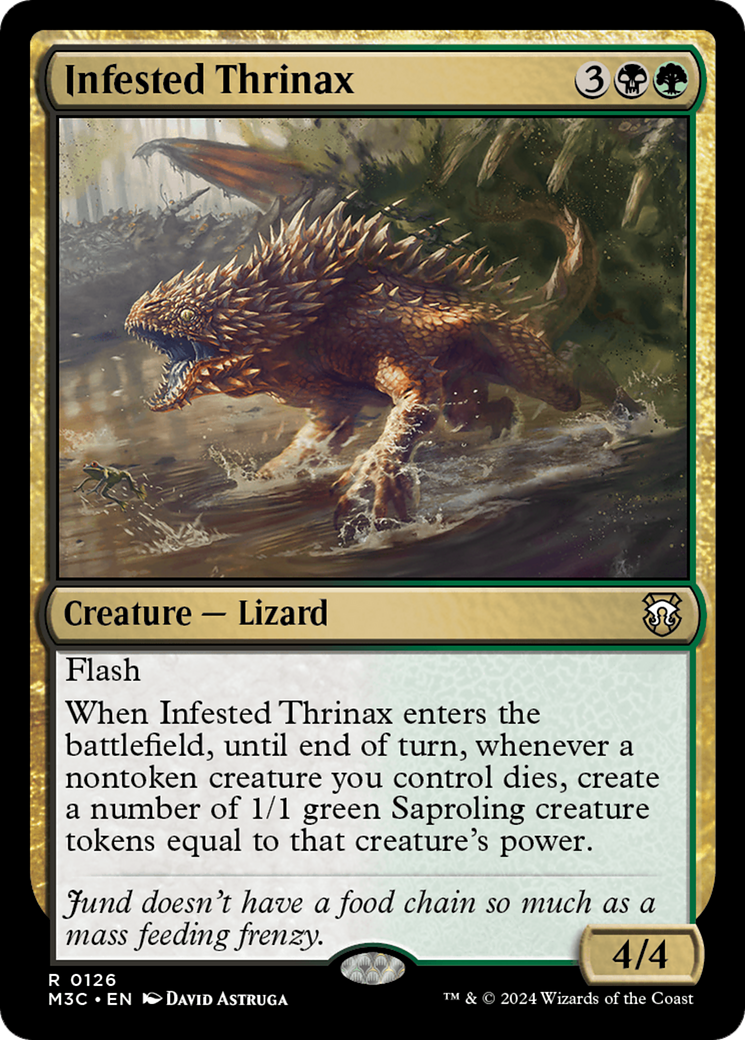 Infested Thrinax [Modern Horizons 3 Commander] | Enigma On Main