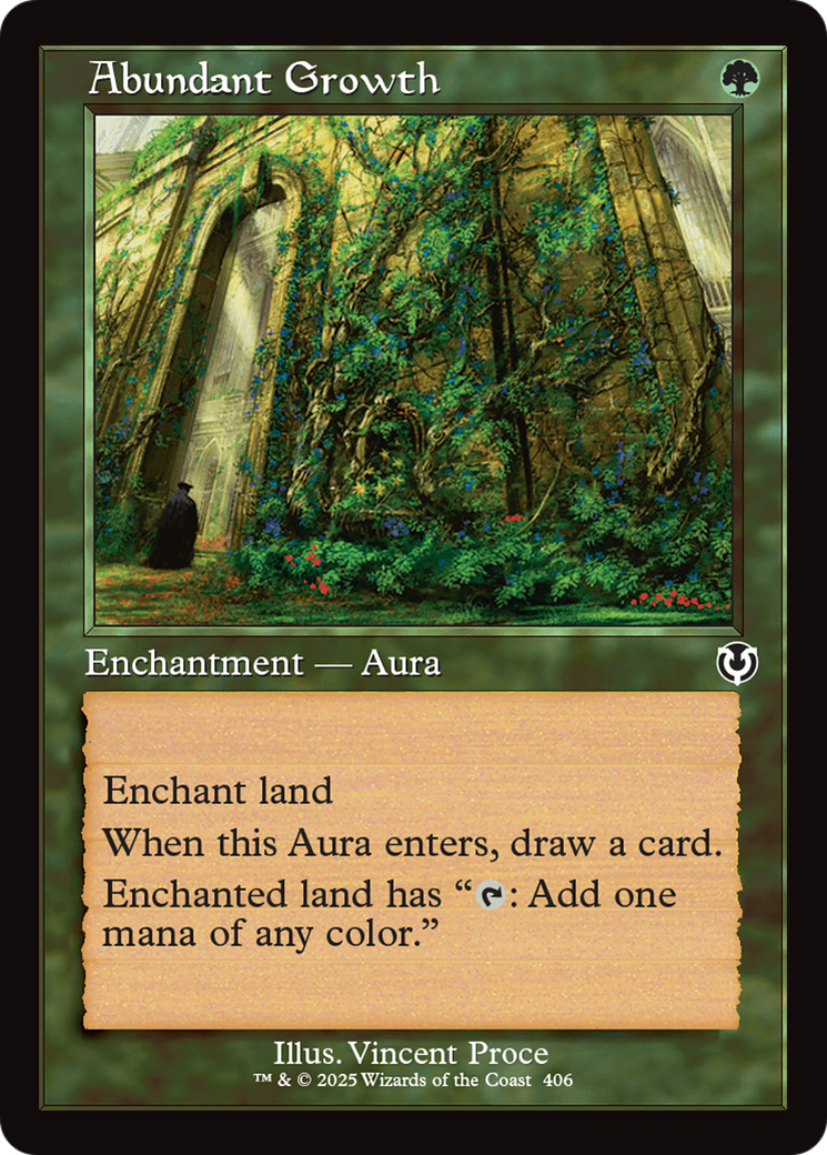 Abundant Growth (Retro Frame) [Innistrad Remastered] | Enigma On Main