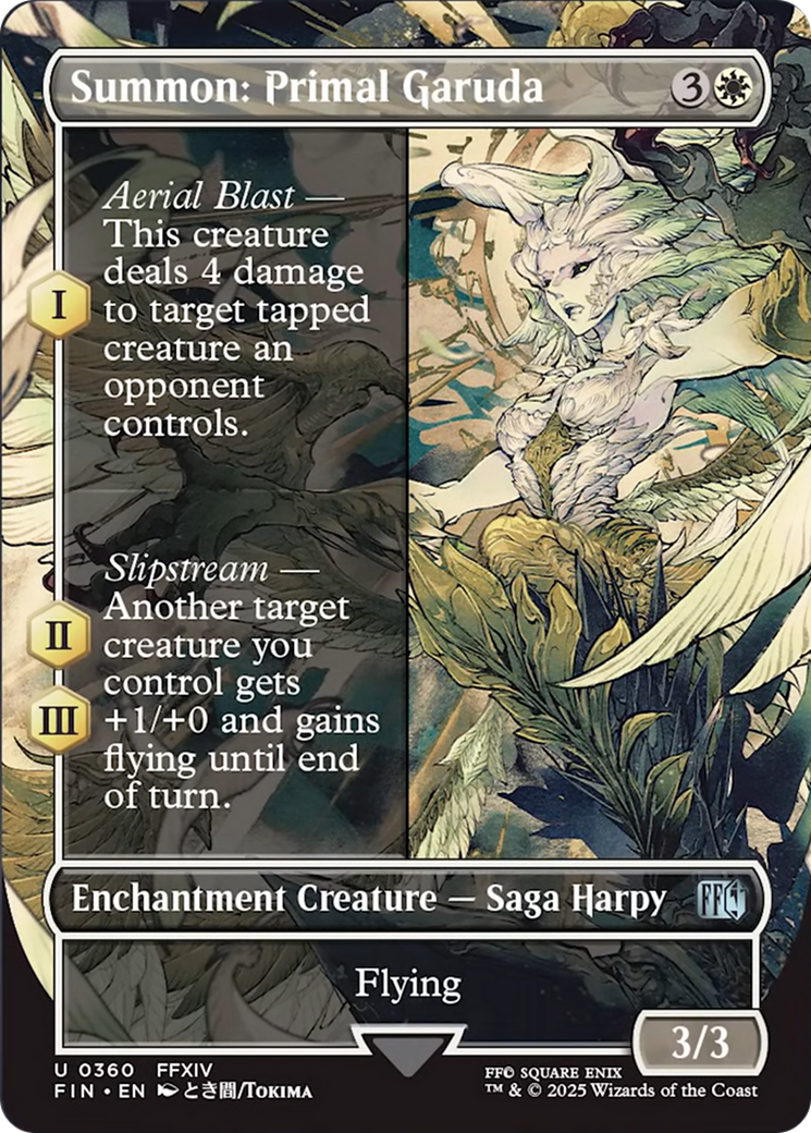 Summon: Primal Garuda (Borderless) [FINAL FANTASY] | Enigma On Main