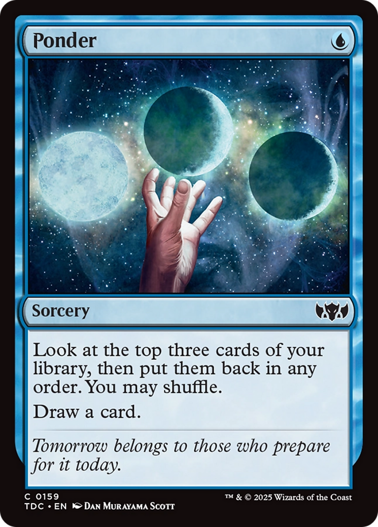 Ponder [Tarkir: Dragonstorm Commander] | Enigma On Main
