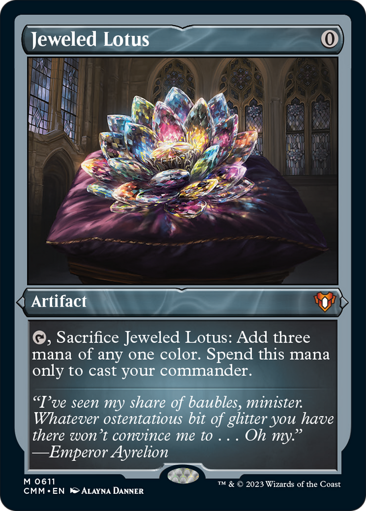 Jeweled Lotus (Foil Etched) [Commander Masters] | Enigma On Main