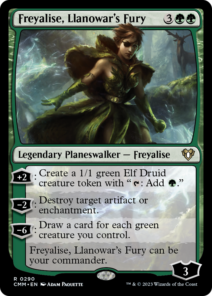 Freyalise, Llanowar's Fury [Commander Masters] | Enigma On Main