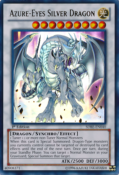 Azure-Eyes Silver Dragon [SDBE-EN040] Ultra Rare | Enigma On Main