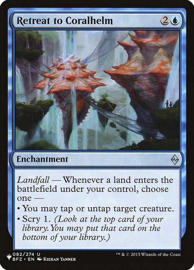Retreat to Coralhelm [The List] | Enigma On Main