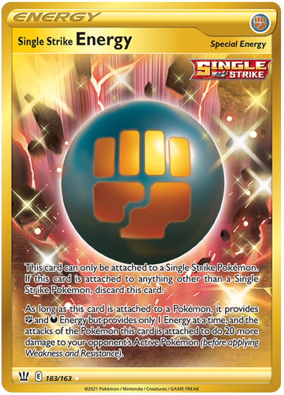 Single Strike Energy (183/163) [Sword & Shield: Battle Styles] | Enigma On Main