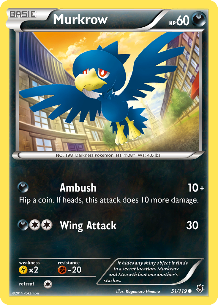 Murkrow (51/119) [XY: Phantom Forces] | Enigma On Main