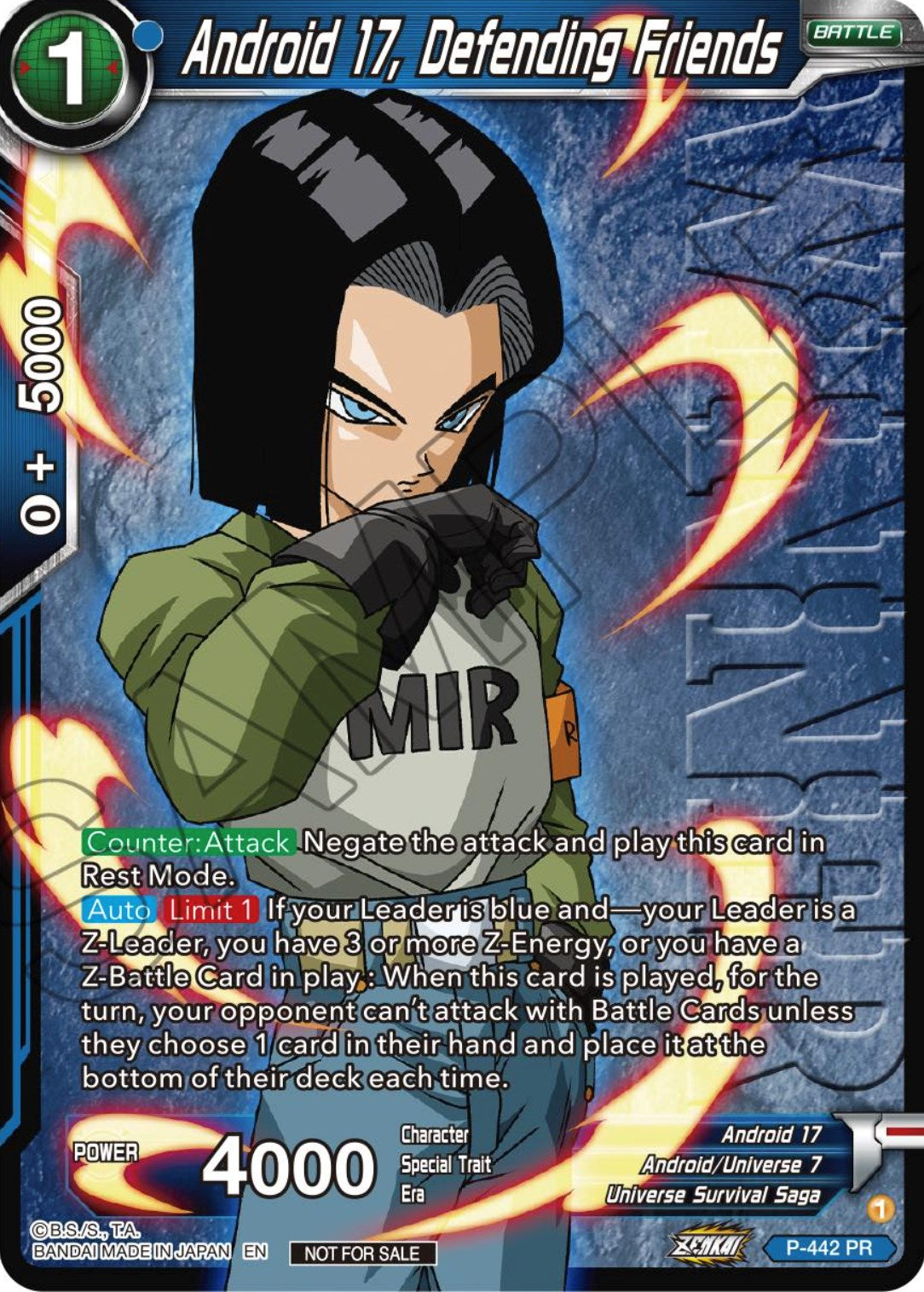 Android 17, Defending Friends (Winner) (P-442) [Tournament Promotion Cards] | Enigma On Main