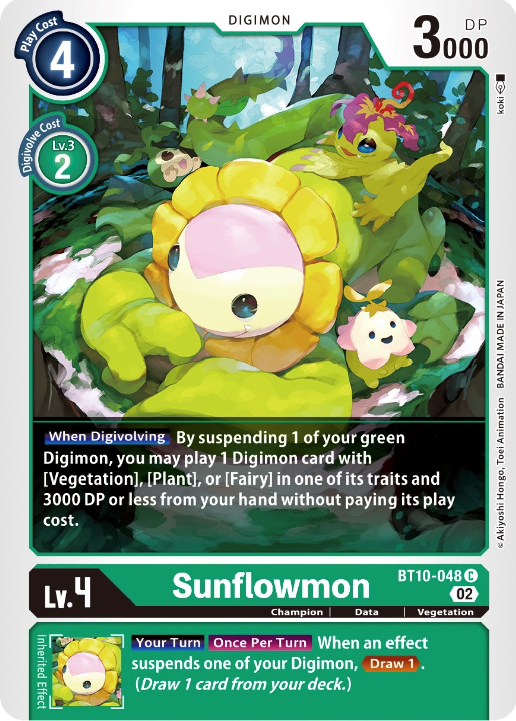 Sunflowmon [BT10-048] [Xros Encounter] | Enigma On Main