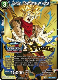 Trunks, Forerunner of Hope (Championship Final 2019) (Finalist) (P-139) [Tournament Promotion Cards] | Enigma On Main