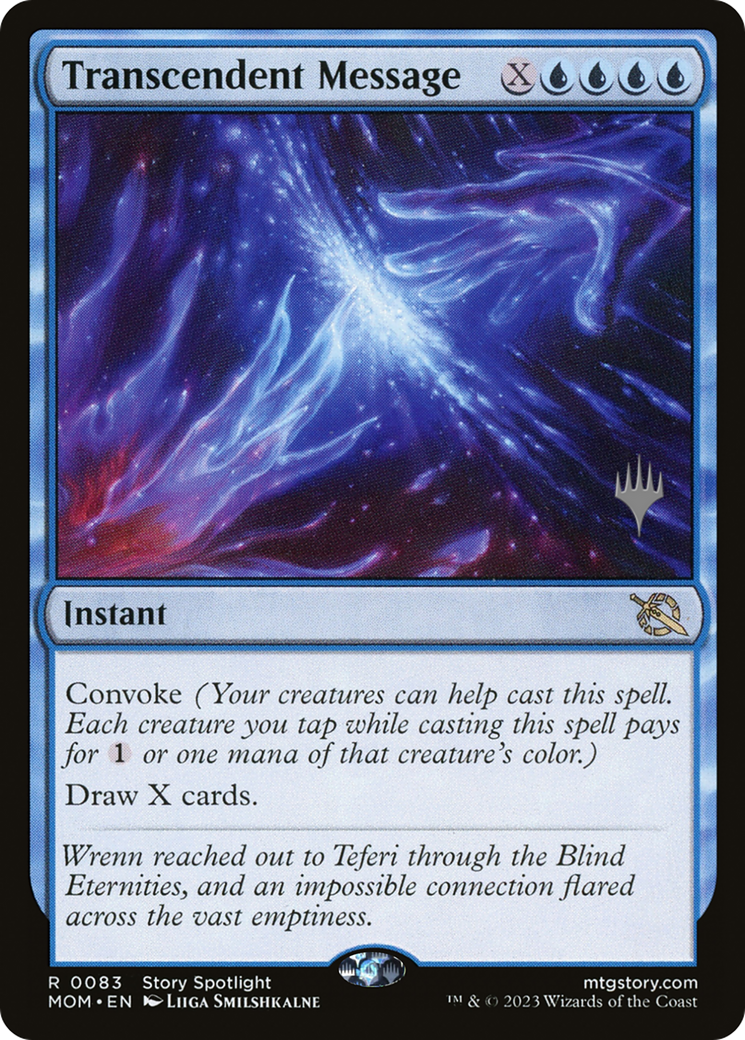 Transcendent Message (Promo Pack) [March of the Machine Promos] | Enigma On Main