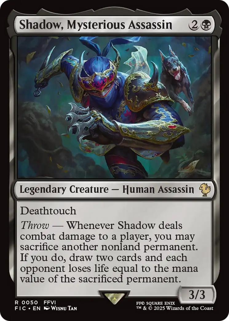 Shadow, Mysterious Assassin [FINAL FANTASY Commander] | Enigma On Main