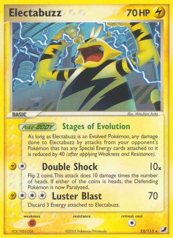 Electabuzz (22/115) [EX: Unseen Forces] | Enigma On Main