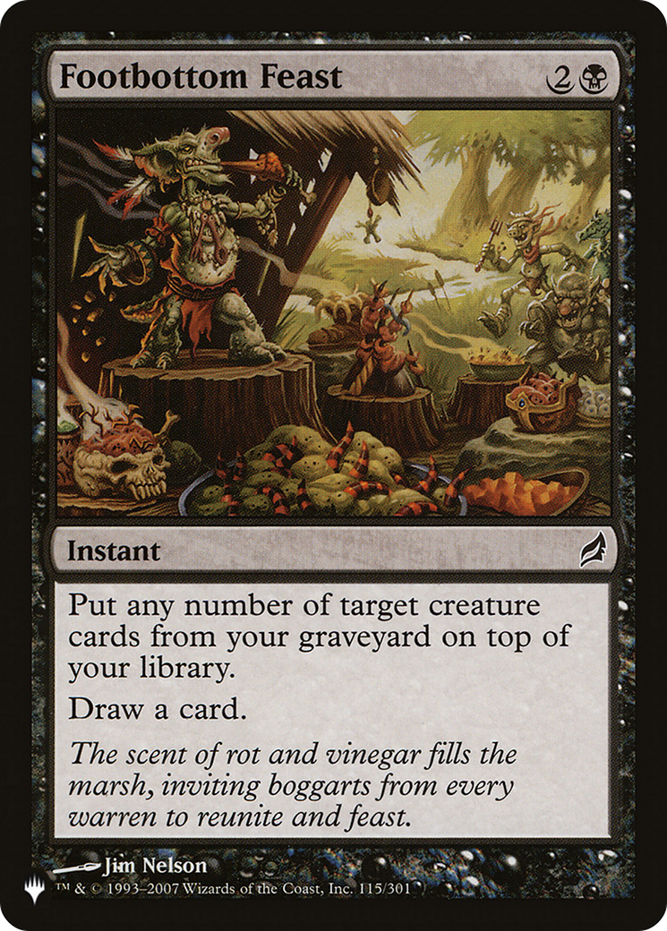Footbottom Feast [The List] | Enigma On Main