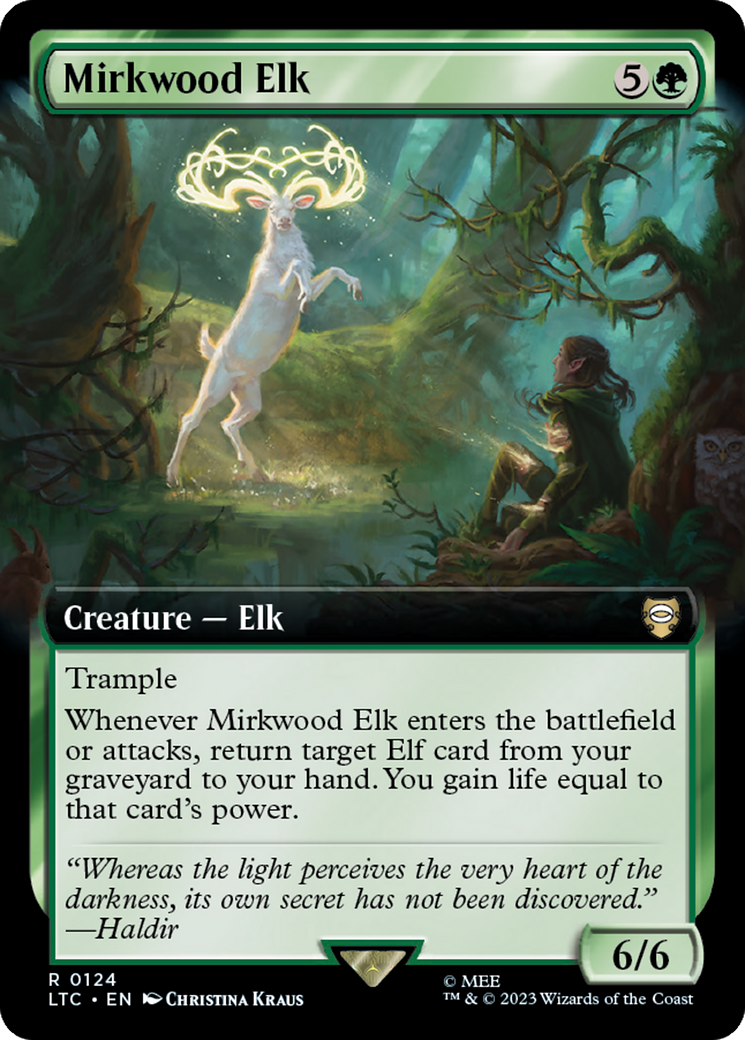 Mirkwood Elk (Extended Art) [The Lord of the Rings: Tales of Middle-Earth Commander] | Enigma On Main