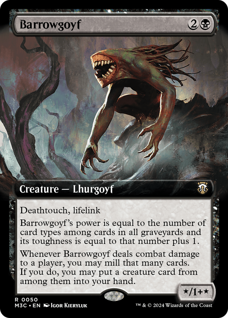 Barrowgoyf (Extended Art) [Modern Horizons 3 Commander] | Enigma On Main