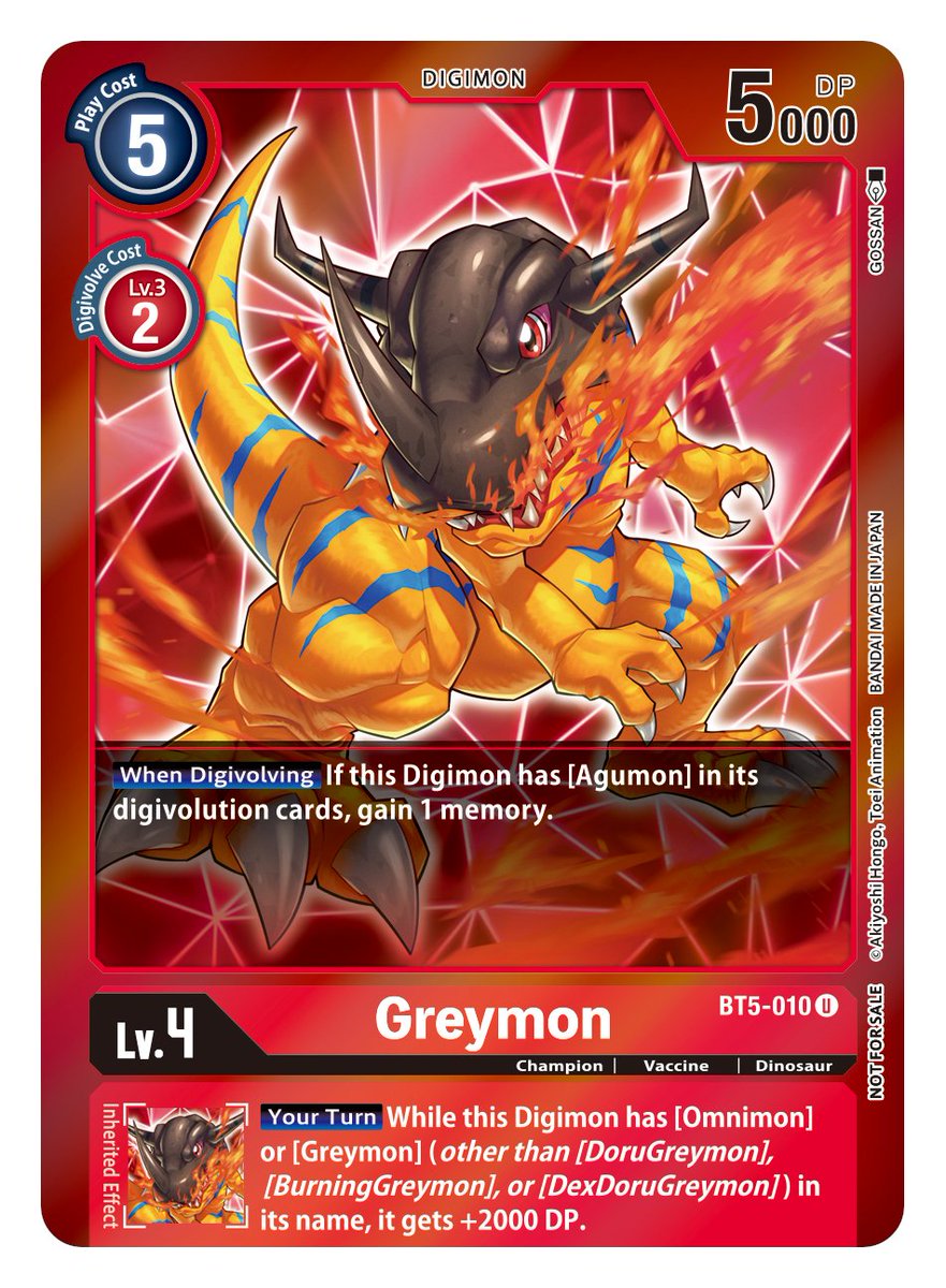 Greymon [BT5-010] (Event Pack 2) [Battle of Omni] | Enigma On Main