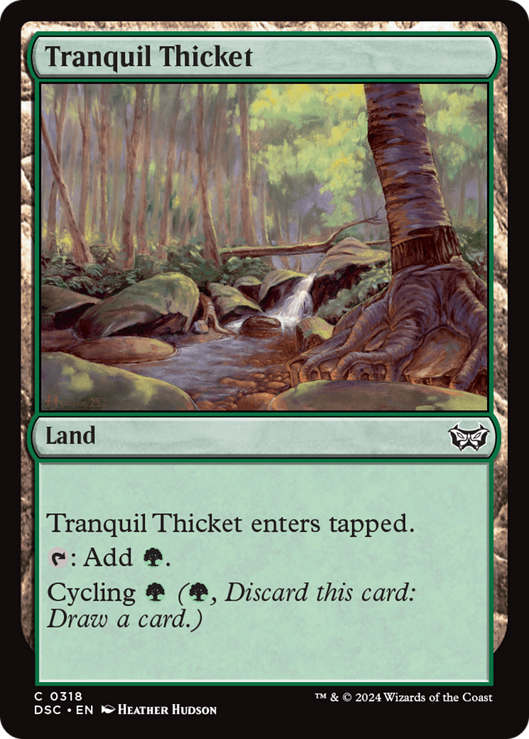 Tranquil Thicket [Duskmourn: House of Horror Commander] | Enigma On Main